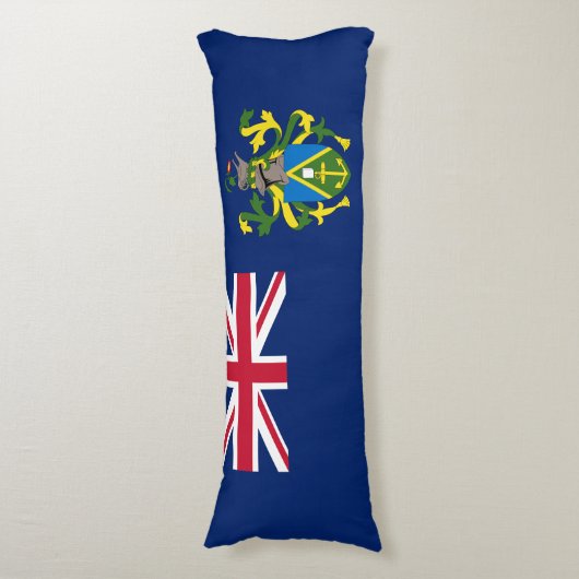 vlag Pitcairneilanden Lichaamskussen (Voorkant Verticaal)