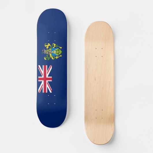 vlag Pitcairneilanden Persoonlijk Skateboard (Voorkant)
