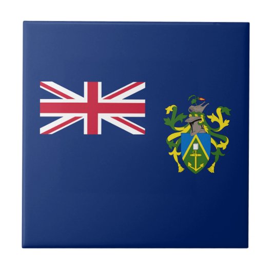 vlag Pitcairneilanden Tegeltje (Voorkant)