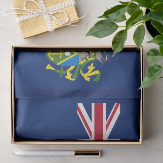 vlag Pitcairneilanden Tissuepapier (Geschenk)