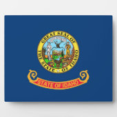 Vlag Plaque Idaho State Fotoplaat (Voorkant)