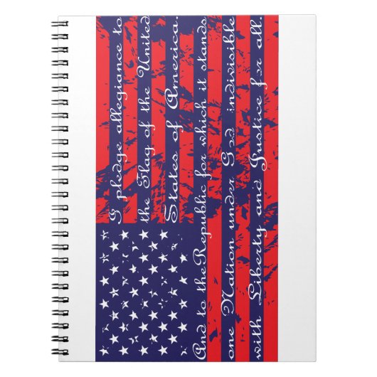 Vlag-pledge Notitieboek (Voorkant)