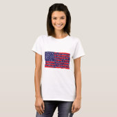 Vlag-pledge T-shirt (Voorkant volledig)