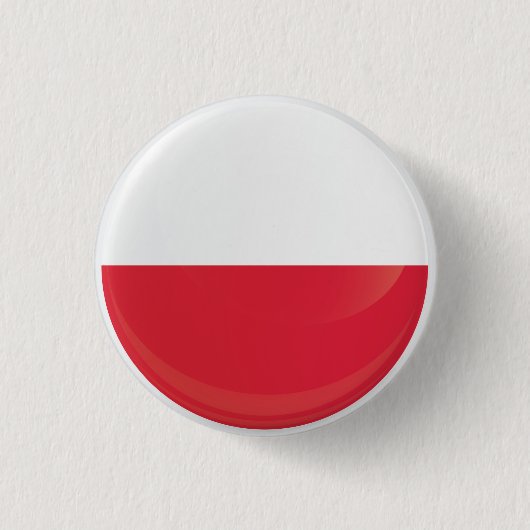 vlag Polen Ronde pictogrammen Button 3,2 Cm (Voorkant)