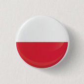 vlag Polen Ronde pictogrammen Ronde Button 3,2 Cm (Voorkant)