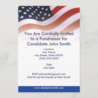 Vlag politieke uitnodiging