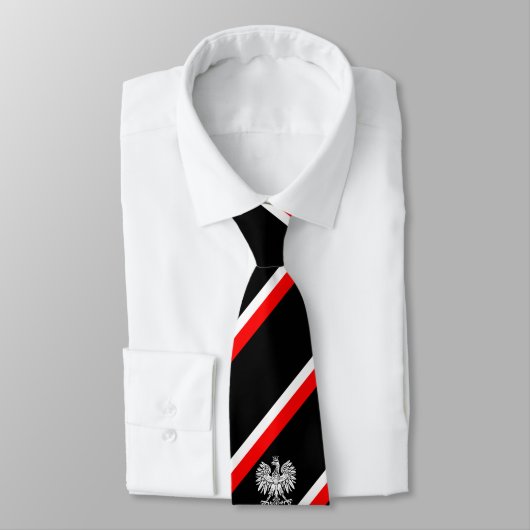vlag Poolse kleuren Stropdas (Gebonden)