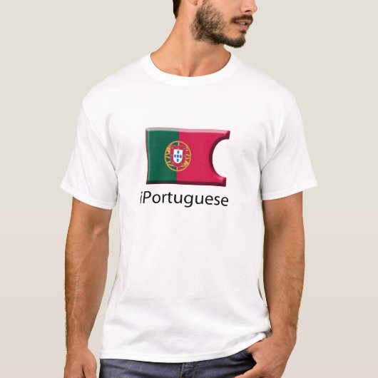 Vlag Portugal 1 T-shirt (Voorkant)