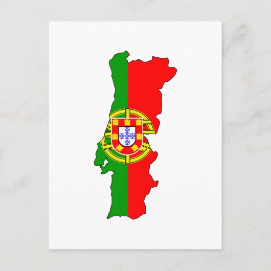 vlag Portugal Briefkaart (Voorkant)