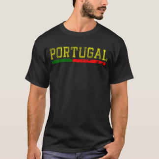  vlag Portugal Retro T-shirt