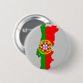 vlag Portugal Ronde Button 5,7 Cm (Voorkant /achterkant)
