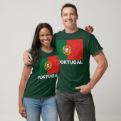 vlag Portugal T-shirt (Unisex)
