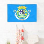 vlag Portugese regering Macau (1976-1999) Spandoek (Insitu)