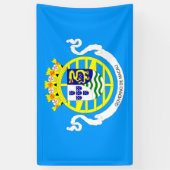 vlag Portugese regering Macau (1976-1999) Spandoek (Verticaal)