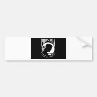 vlag POW+MIA Bumpersticker