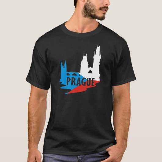 Vlag Prague T-shirt (Voorkant)