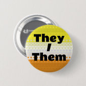 vlag Pronoun Maverique Pride Ronde Button 5,7 Cm (Voorkant /achterkant)
