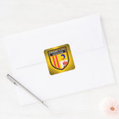 Vlag Provence-Alpes-Côte d'Azur Vierkante Sticker (Envelop)