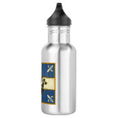 Vlag Québec antiek Carillon Sacré-Cœur Waterfles (Rechts)