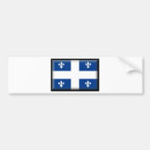 Vlag Quebec (Canada) Bumpersticker (Voorkant)