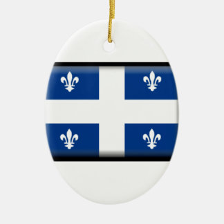 Vlag Quebec (Canada) Keramisch Ornament