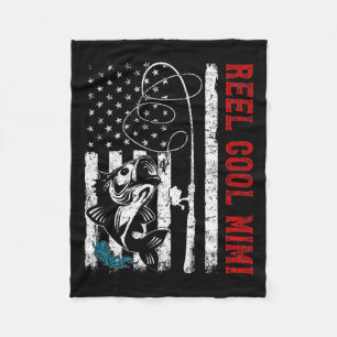 Vlag Reel Cool Mimi Gevist Visser Visser Fleece Deken