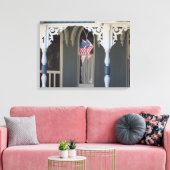 Vlag reflecties - Martha's wijngaard Canvas Afdruk (Insitu (Woonkamer))