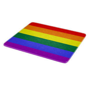 Vlag regenboogpride snijplank