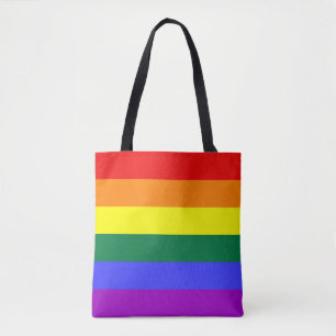 Vlag regenboogpride tote bag