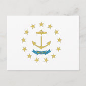  vlag RHODE ISLAND Briefkaart (Voorkant)