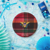 Vlag rode groene Madras Maagdeneilanden Papieren Bordje (Feest)