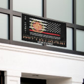 Vlag rode lijn | Verlaging van de brandweer Spandoek (Buitenkant Gebouw)