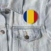 vlag Roemenië Ronde Button 5,7 Cm (In situ)