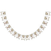 Vlag rond witte vogels die als bunting fungeren vlaggetjes (Alle)