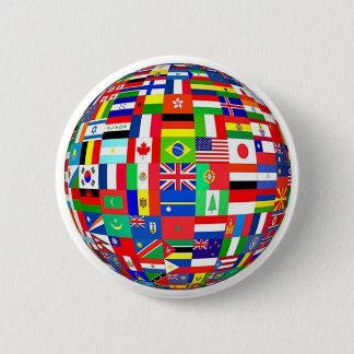 VLAG RONDE BUTTON 5,7 CM