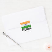  vlag ronde sticker (Envelop)