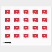 vlag ronde sticker (Vel)