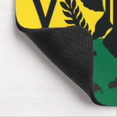 Vlag rood, geel, groen, Rasta van de Amerikaanse M Muismat (Hoek)