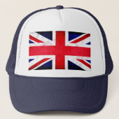 Vlag Rustic Union Jack UK Trucker Pet (Voorkant)
