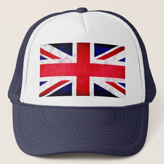Vlag Rustic Union Jack UK Trucker Pet (Voorkant)