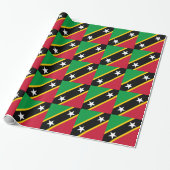 Vlag Saint Kitts en Nevis Cadeaupapier (Uitgerold)