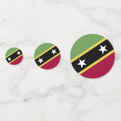 vlag Saint Kitts en Nevis Confetti (Voorkanten)