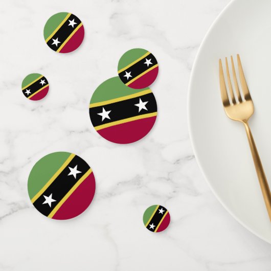 vlag Saint Kitts en Nevis Confetti (Groep)