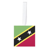vlag Saint Kitts en Nevis Decoratie (Voorkant)