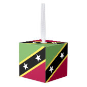vlag Saint Kitts en Nevis Decoratie (Achter hoekig)