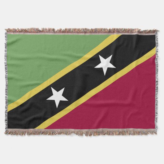 vlag Saint Kitts en Nevis Deken (Voorkant)