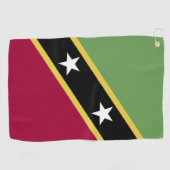 vlag Saint Kitts en Nevis Golfhanddoek (Horizontaal)