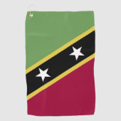 vlag Saint Kitts en Nevis Golfhanddoek (Voorkant)