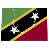 vlag Saint Kitts en Nevis Groot Cadeauzakje (Voorkant)