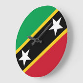 Vlag Saint Kitts en Nevis Grote Klok (Hoek)